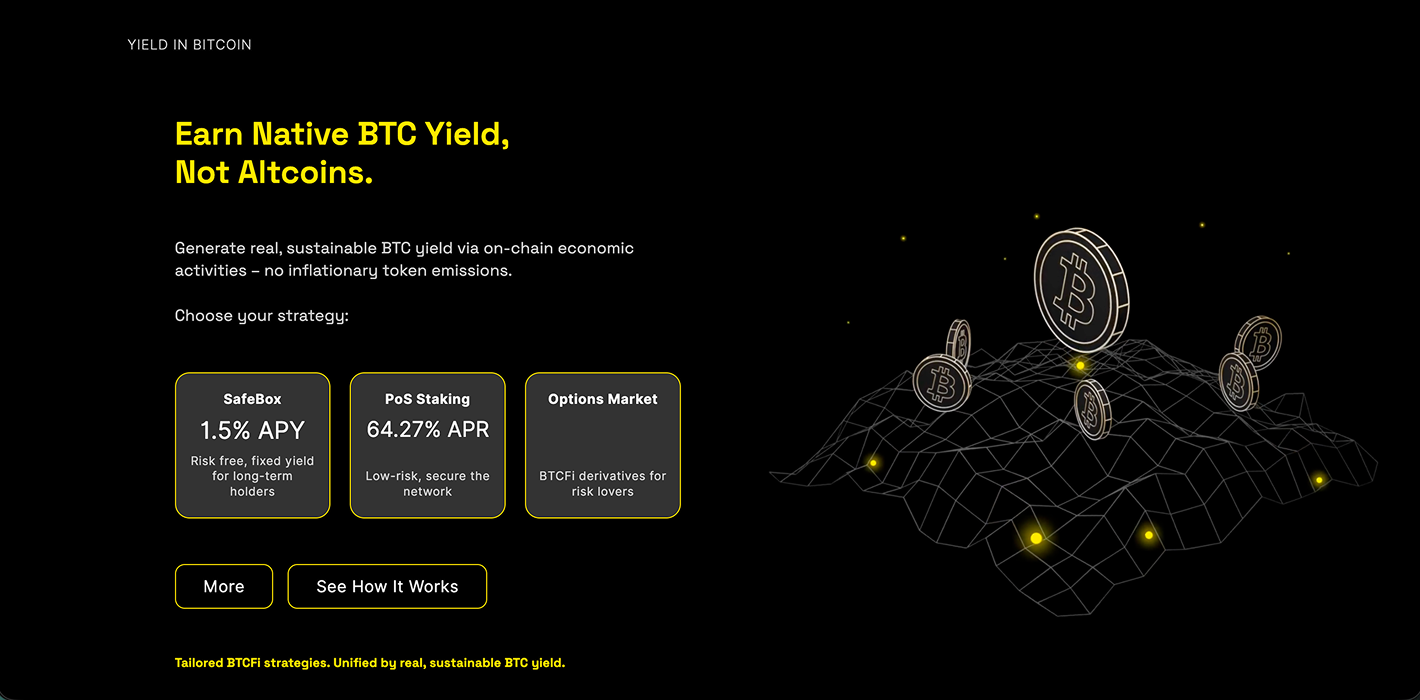 Goat Network BTC yield options